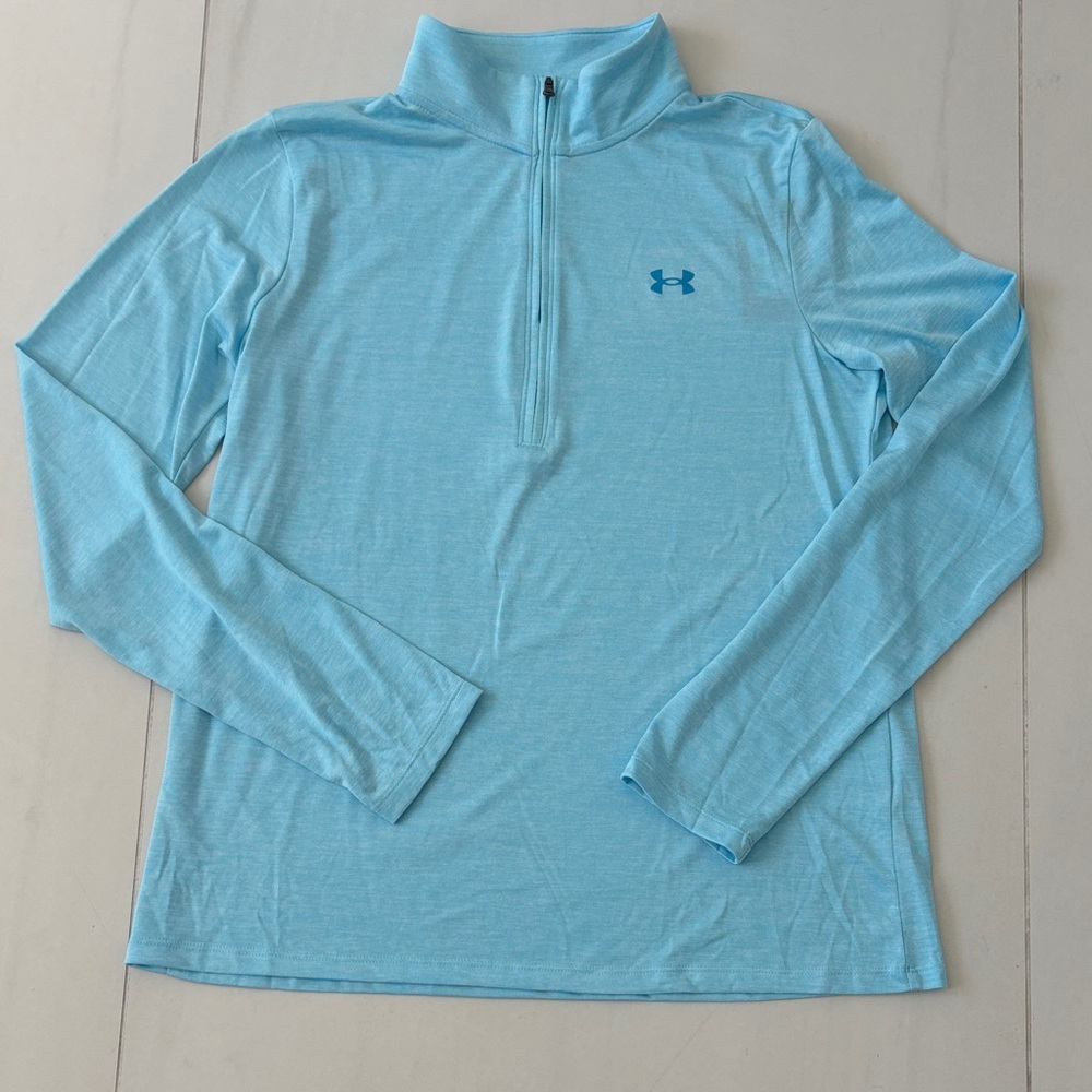 Under Armour Sky Blue Long Sleeve Athletic Top NWT